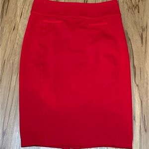 Express Red Skirt
